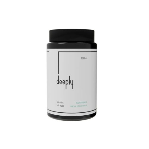 Відновлююча маска для волосся deeply restoring hair mask 1000 мл