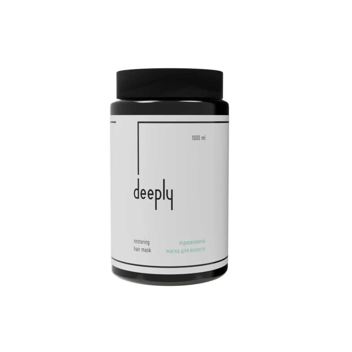 Відновлююча маска для волосся deeply restoring hair mask 1000 мл